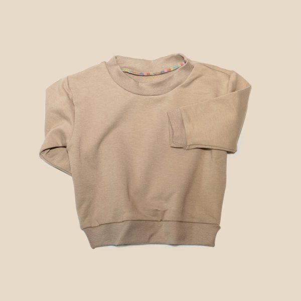 Kleinkinder Basic Sweatshirt Graubraun