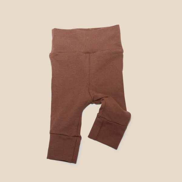 Baby Basic Leggings Dunkelbraun