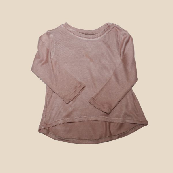 Weiches Kleinkinder Shirt aus Viskose Strick Altrosa