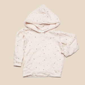 Hoodie mit Herzchen Nude